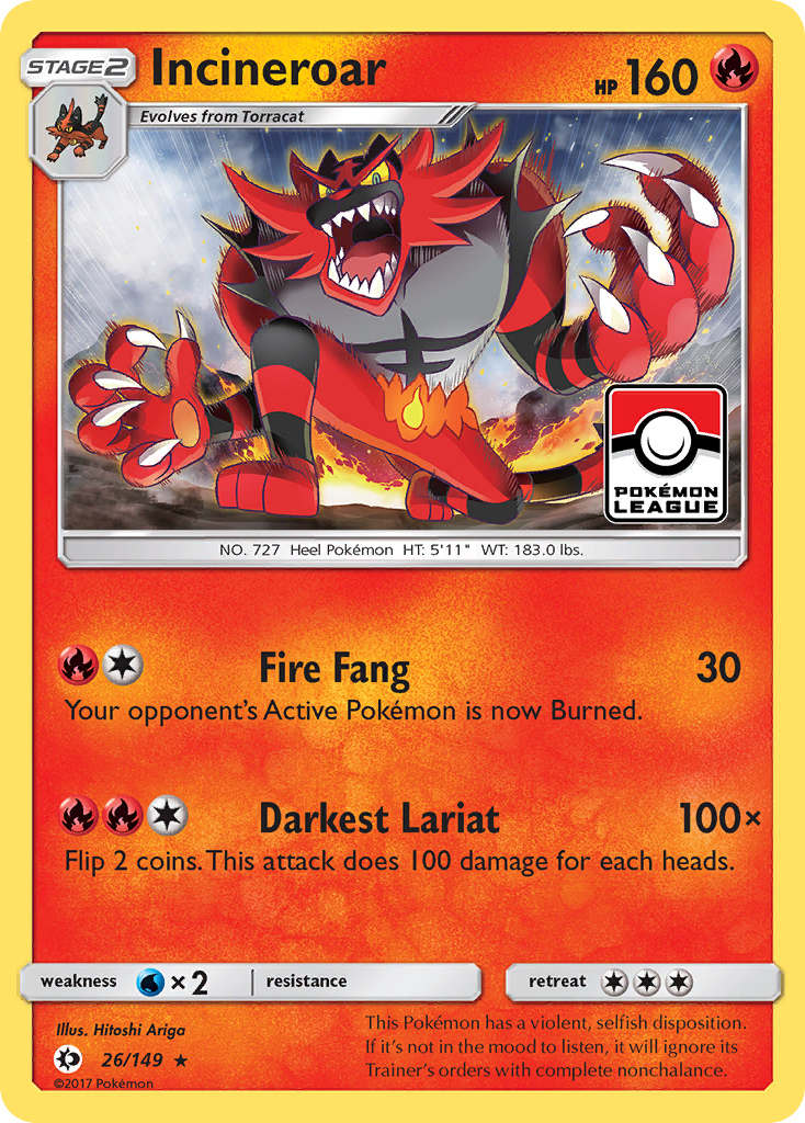 Incineroar (SUM) #26 [EN/N] s/o