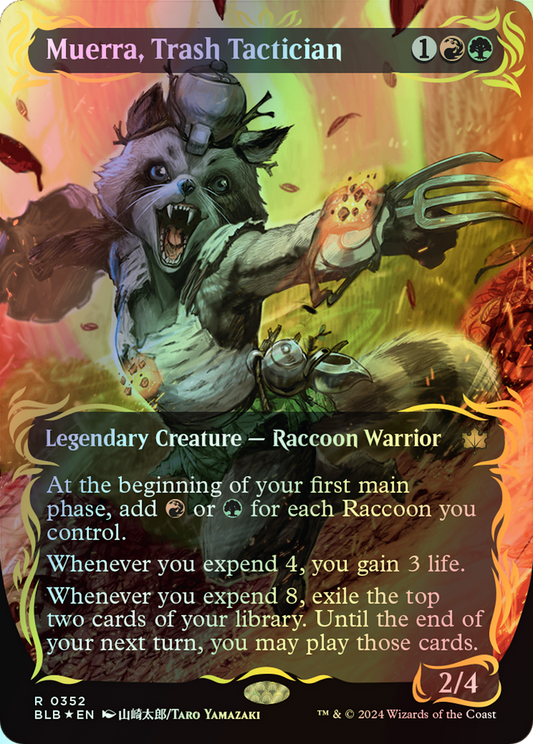 Muerra, Trash Tactician - Raised Foil (BLB) #352 [EN/F] s/o