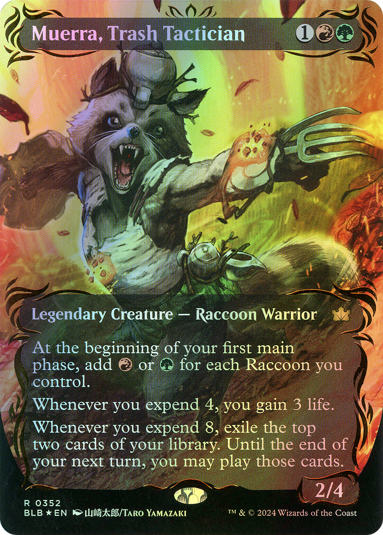 Muerra, Trash Tactician - Raised Foil (BLB) #352 [EN/F] s/o