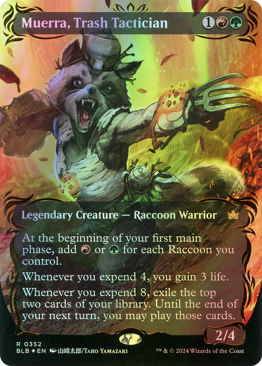 Muerra, Trash Tactician - Raised Foil (BLB) #352 [EN/F] s/o