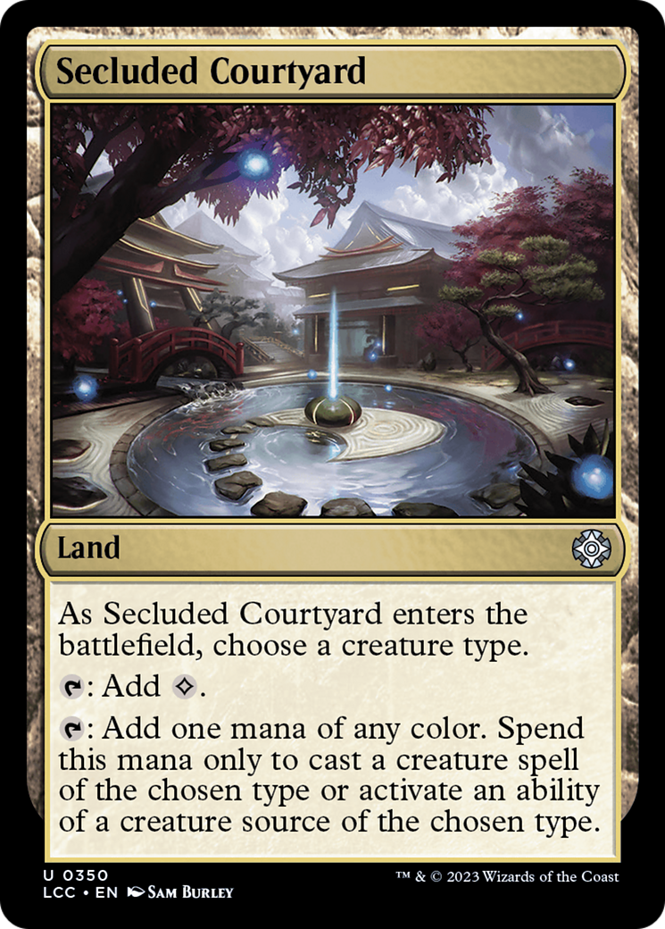 Secluded Courtyard (LCC) #350 [EN/N] s/o