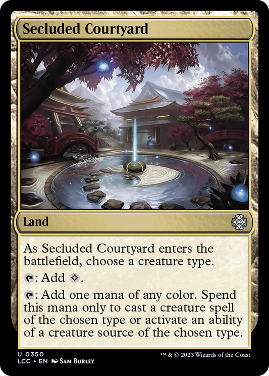 Secluded Courtyard (LCC) #350 [EN/N] s/o