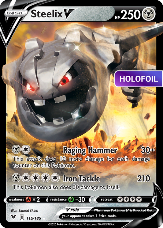 Steelix V (VIV) #115 [EN/H] s/o