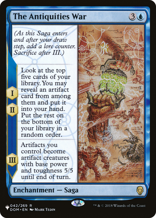 The Antiquities War (PLST) #DOM-42 [EN/N]