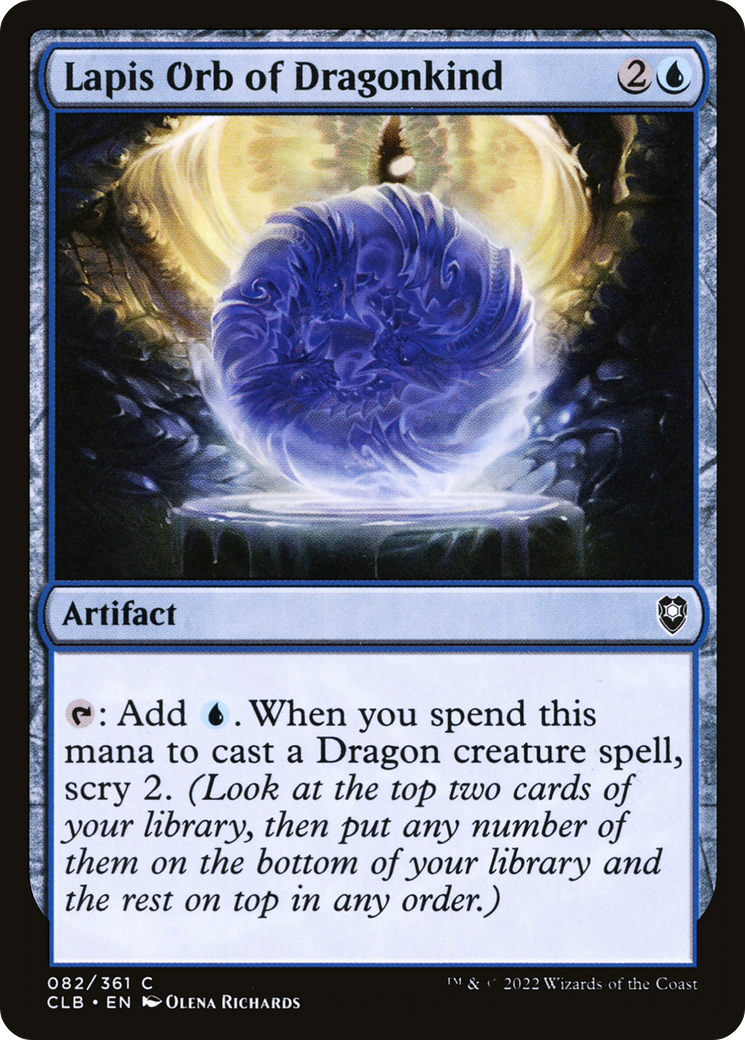 Lapis Orb of Dragonkind (CLB) #82 [EN/N]