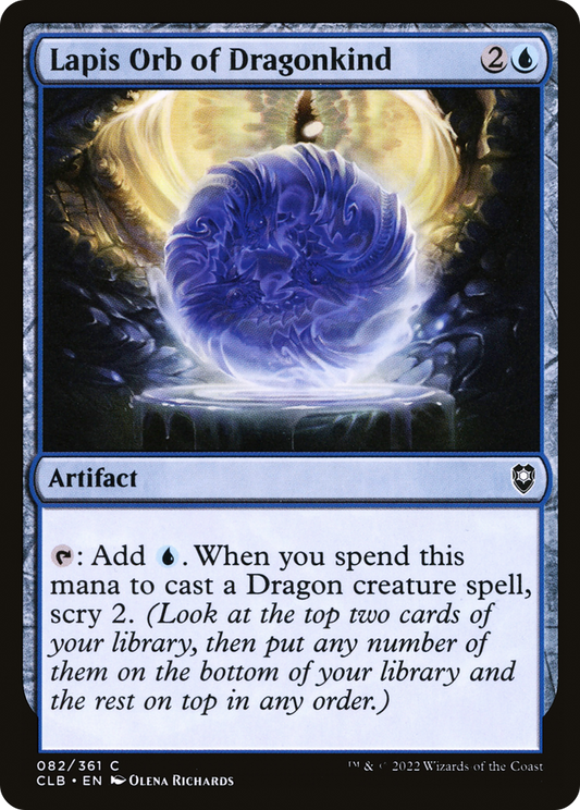 Lapis Orb of Dragonkind (CLB) #82 [EN/N]