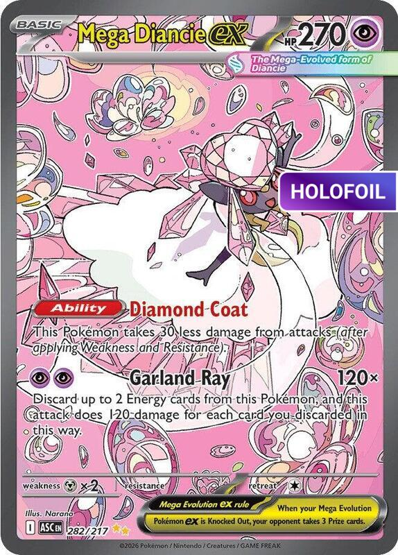 Mega Diancie ex - 282/217 (ASC) #282 [EN/H]