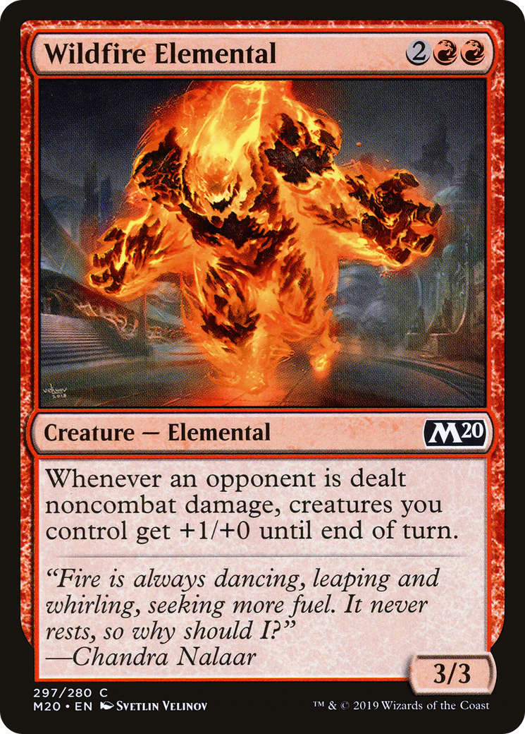 Wildfire Elemental (M20) #297 [EN/N]