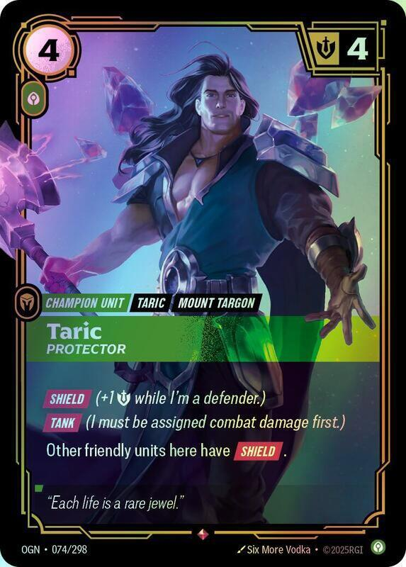 Taric - Protector (OGN) #074 [EN/F] s/o