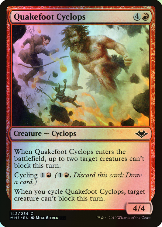Quakefoot Cyclops (MH1) #142 [EN/F]