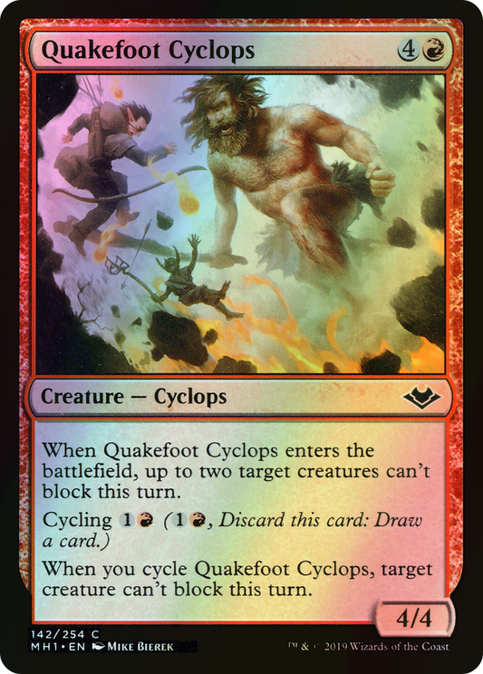 Quakefoot Cyclops (MH1) #142 [EN/F]
