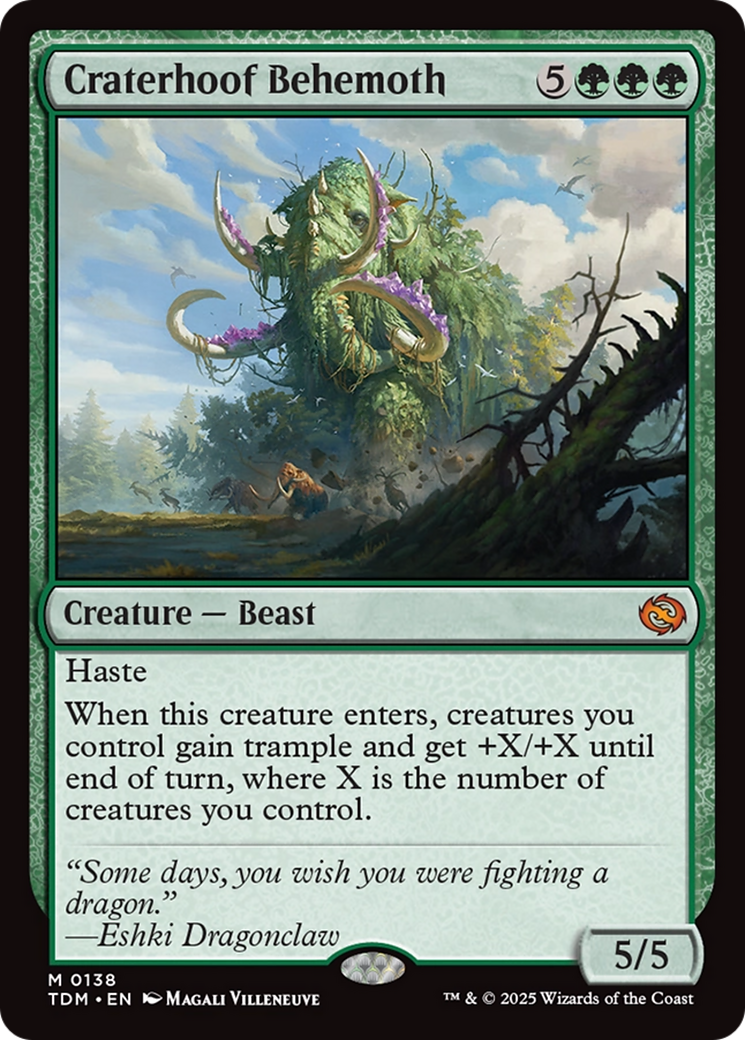 Craterhoof Behemoth (TDM) #138 [EN/N] s/o