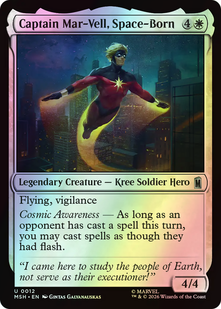 Captain Mar-Vell, Space-Born (MSH) #12 [EN/F]