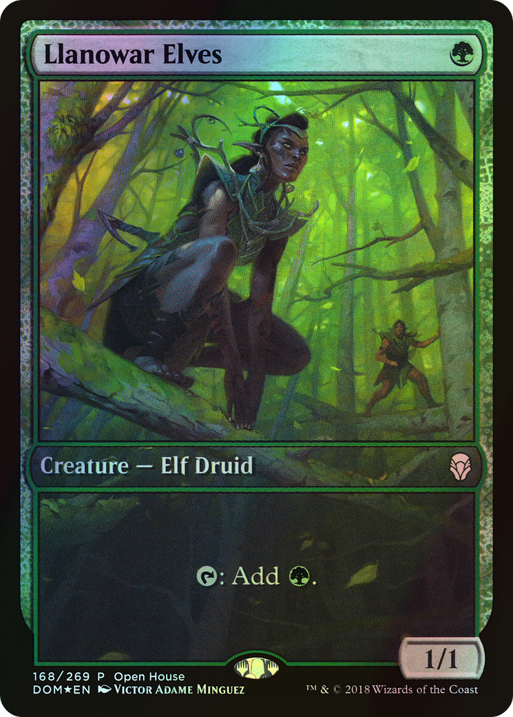 Llanowar Elves (PDOM) #168 [EN/F]
