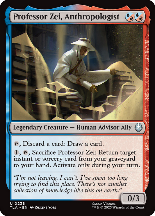 Professor Zei, Anthropologist (TLA) #238 [EN/N]