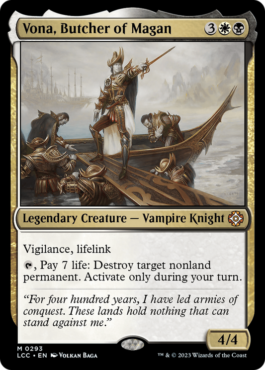 Vona, Butcher of Magan (LCC) #293 [EN/N] s/o