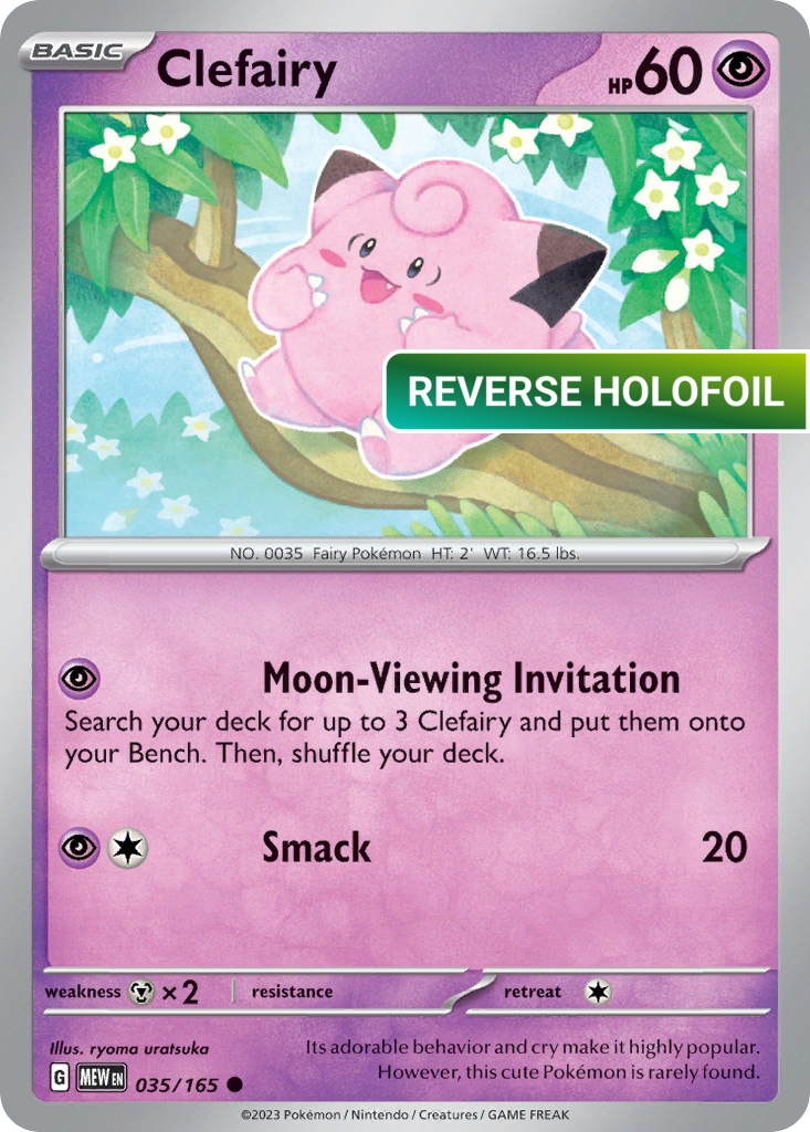 Clefairy (MEW) #035 [EN/R] s/o