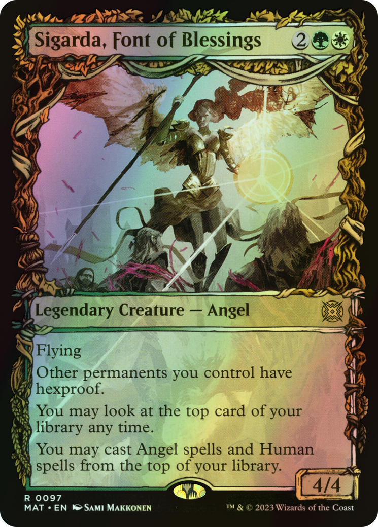 Sigarda, Font of Blessings (MAT) #97 [EN/F] s/o