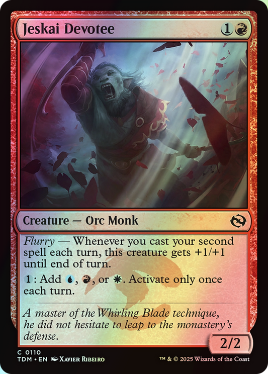 Jeskai Devotee (TDM) #110 [EN/F] s/o