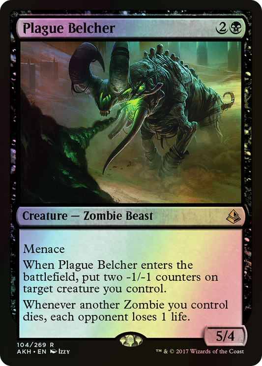 Plague Belcher (AKH) #104 [EN/F]