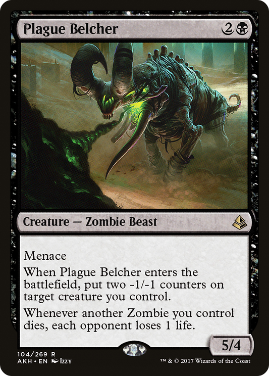 Plague Belcher (AKH) #104 [EN/N]