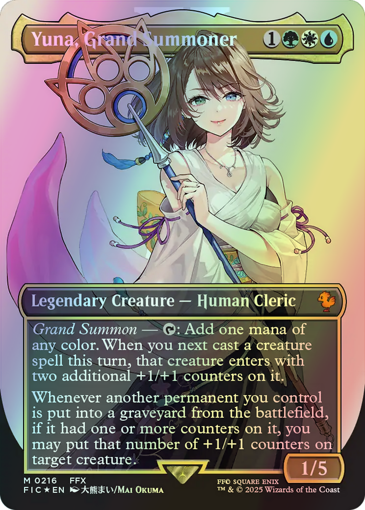 Yuna, Grand Summoner - Surge Foil (FIC) #216 [EN/F]