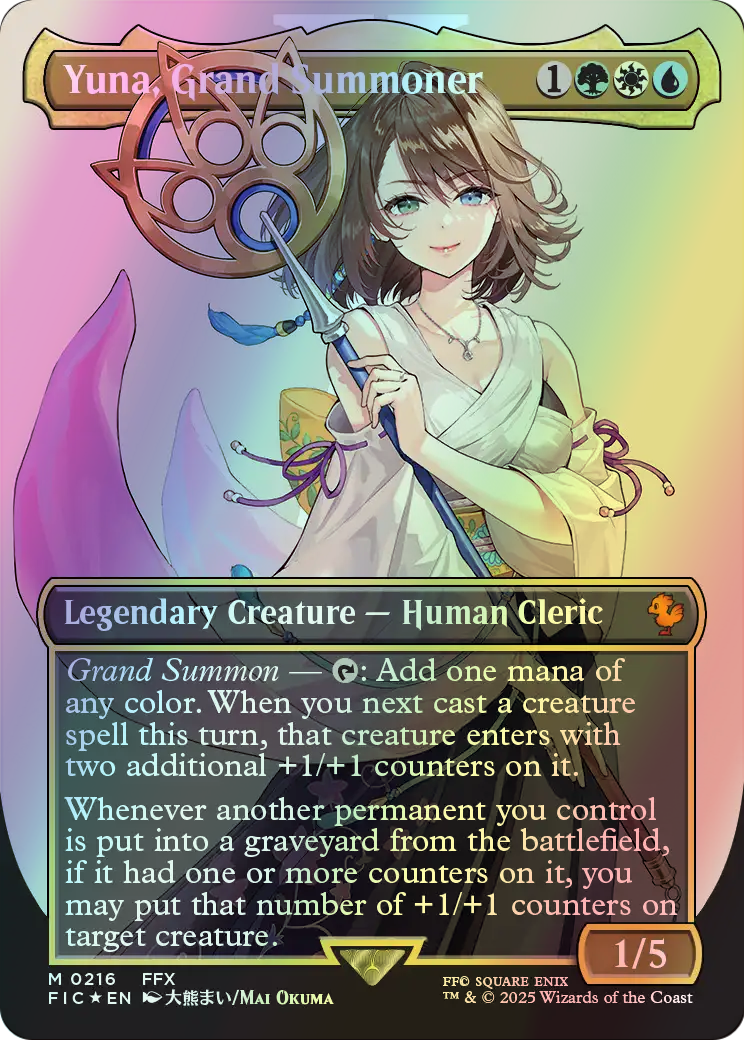 Yuna, Grand Summoner - Surge Foil (FIC) #216 [EN/F]