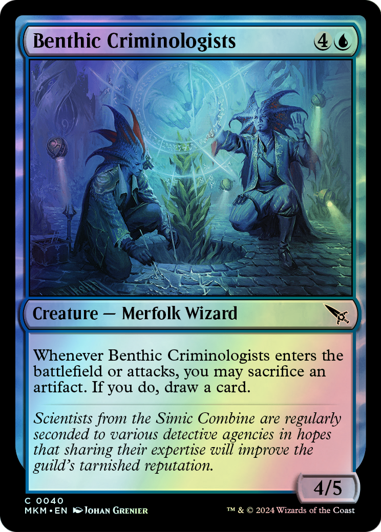 Benthic Criminologists (MKM) #40 [EN/F]