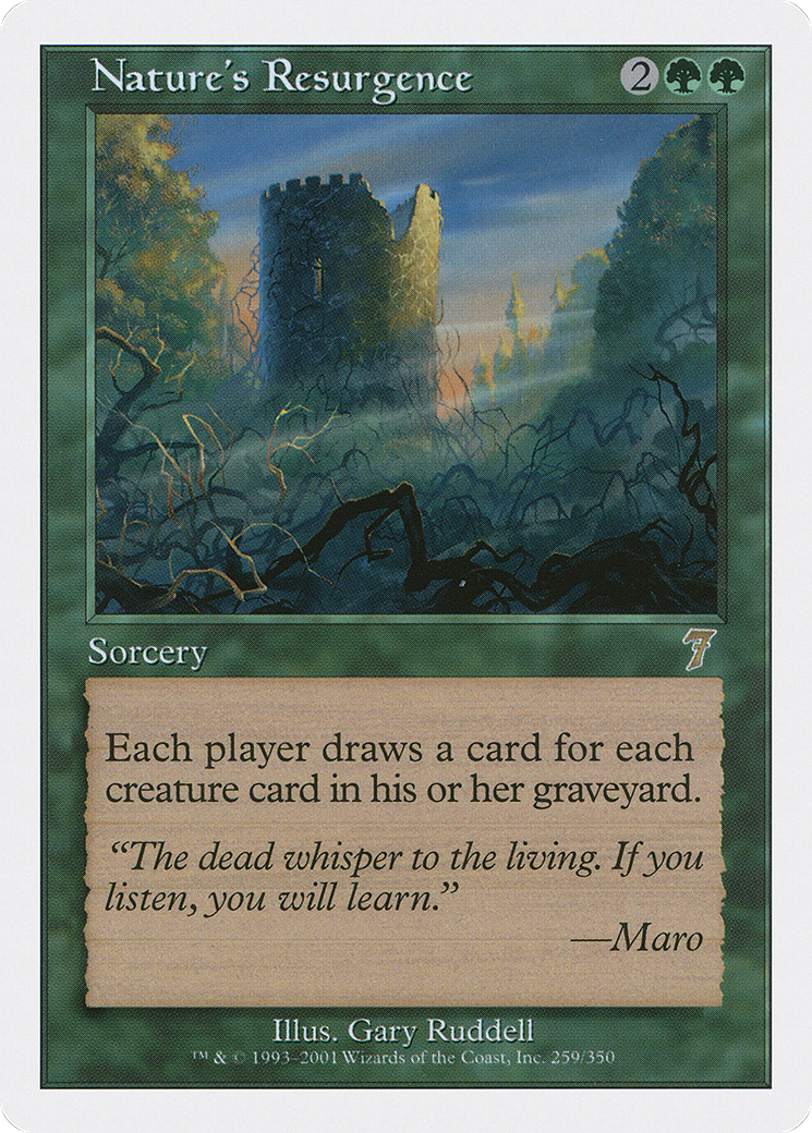 Nature's Resurgence (7ED) #259 [EN/N]