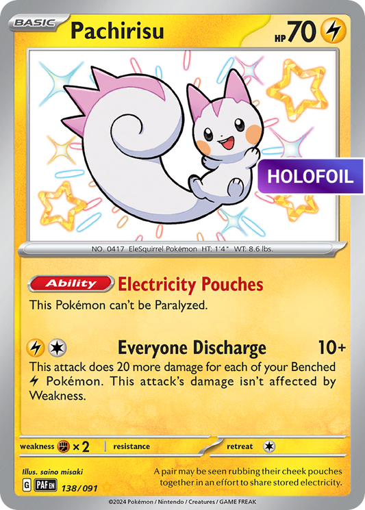 Pachirisu (PAF) #138 [EN/H] s/o