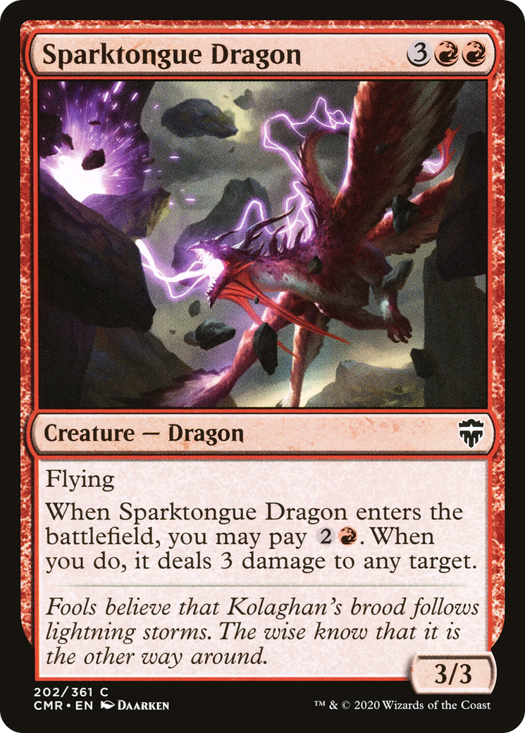 Sparktongue Dragon (CMR) #202 [EN/N]