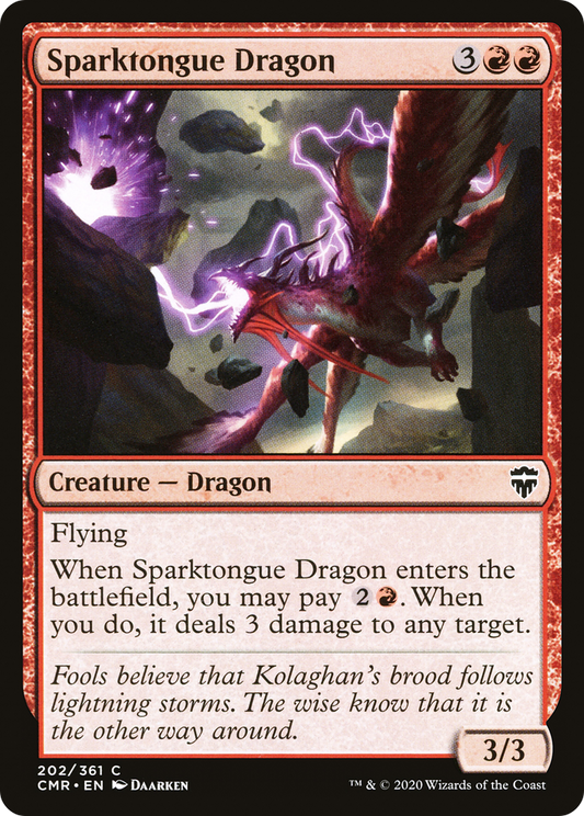 Sparktongue Dragon (CMR) #202 [EN/N]