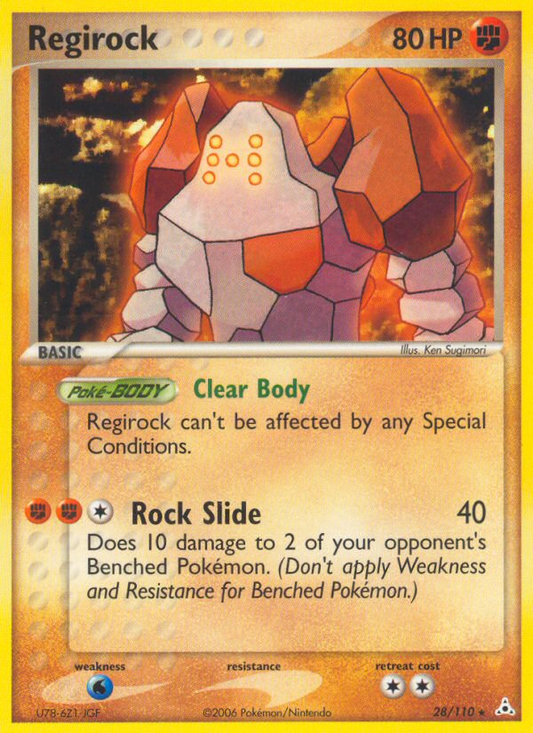 Regirock (HP) #28 [EN/N] s/o