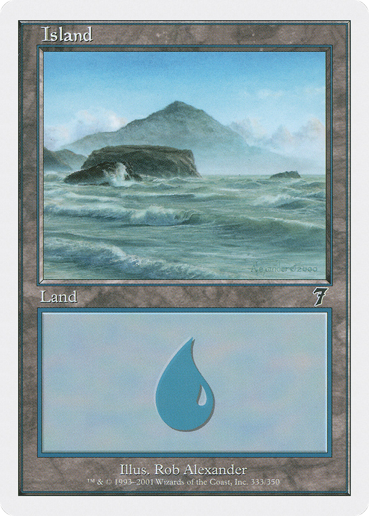 Island (7ED) #333 [EN/N]