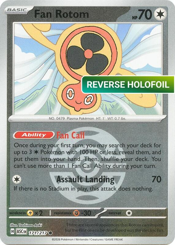 Fan Rotom - 171/217 (Dusk Ball) (ASC) #171_V2 [EN/R]