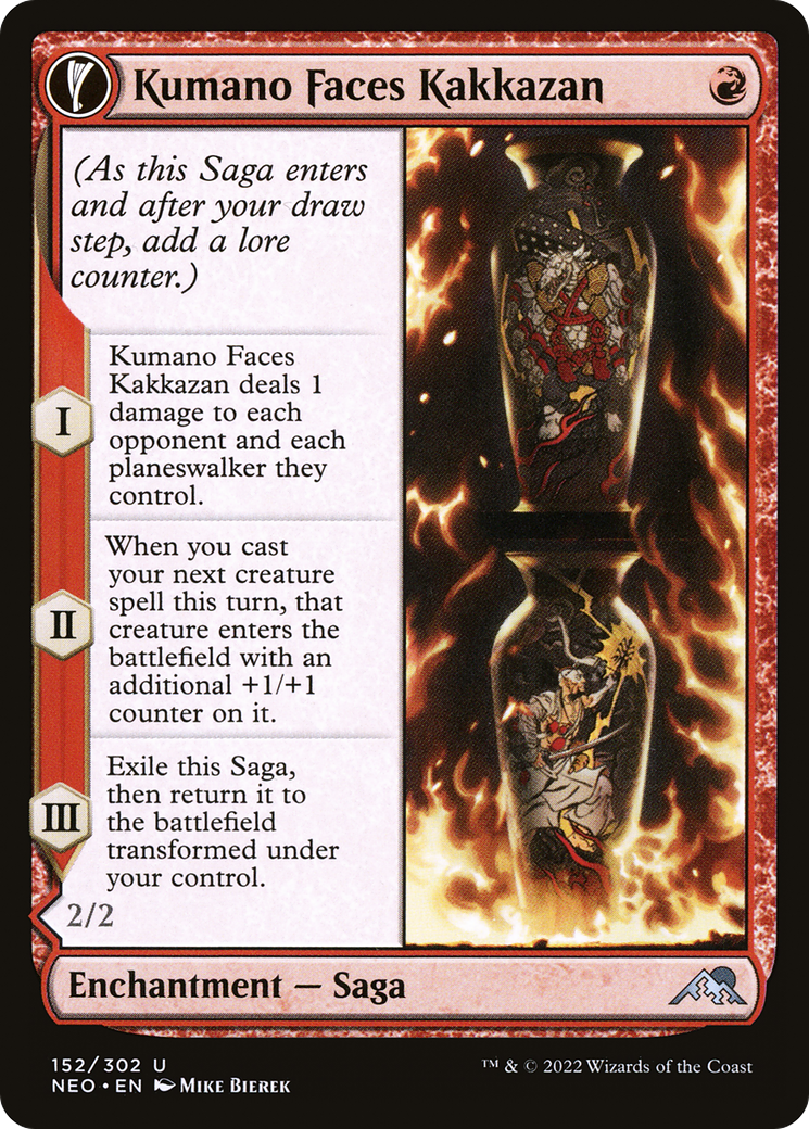 Kumano Faces Kakkazan // Etching of Kumano (NEO) #152 [EN/N] s/o