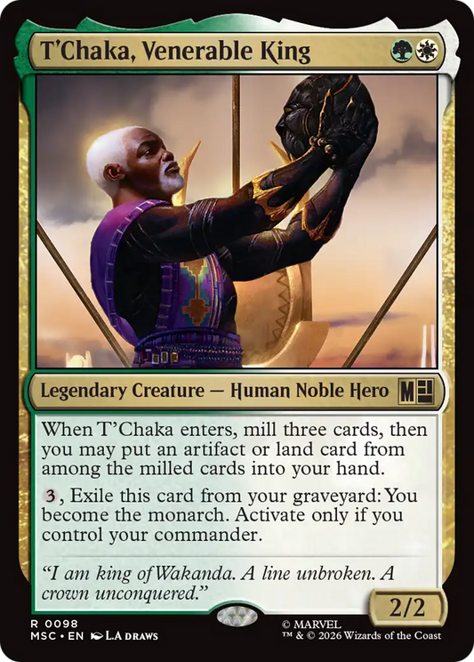 T'Chaka, Venerable King (MSC) #98 [EN/N]
