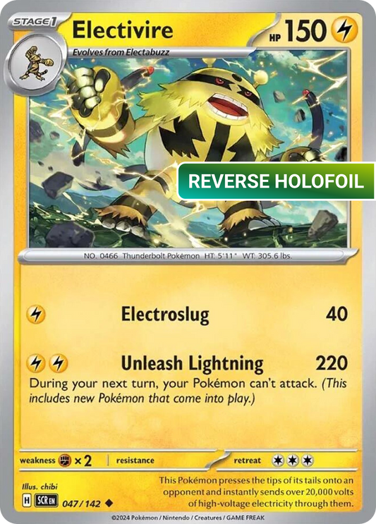 Electivire (SCR) #47 [EN/R] s/o