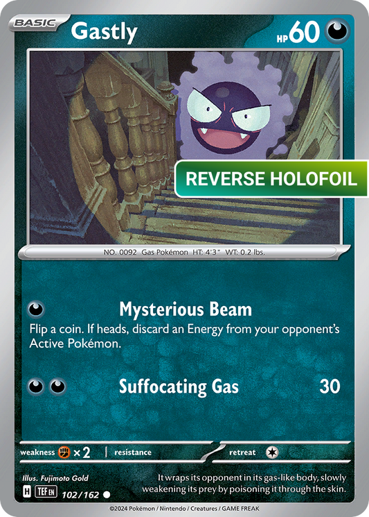 Gastly (TEF) #102 [EN/R] s/o