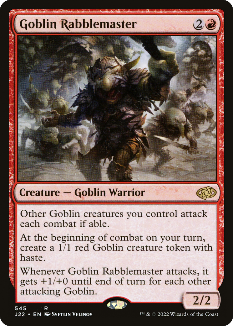 Goblin Rabblemaster (J22) #545 [EN/N] s/o