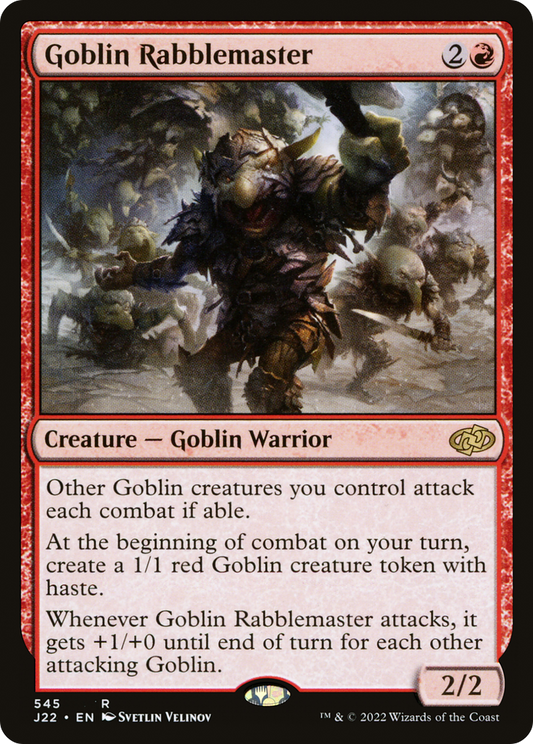 Goblin Rabblemaster (J22) #545 [EN/N] s/o