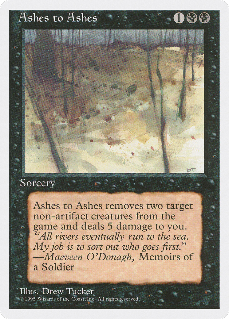 Ashes to Ashes (4ED) #119 [EN/N]