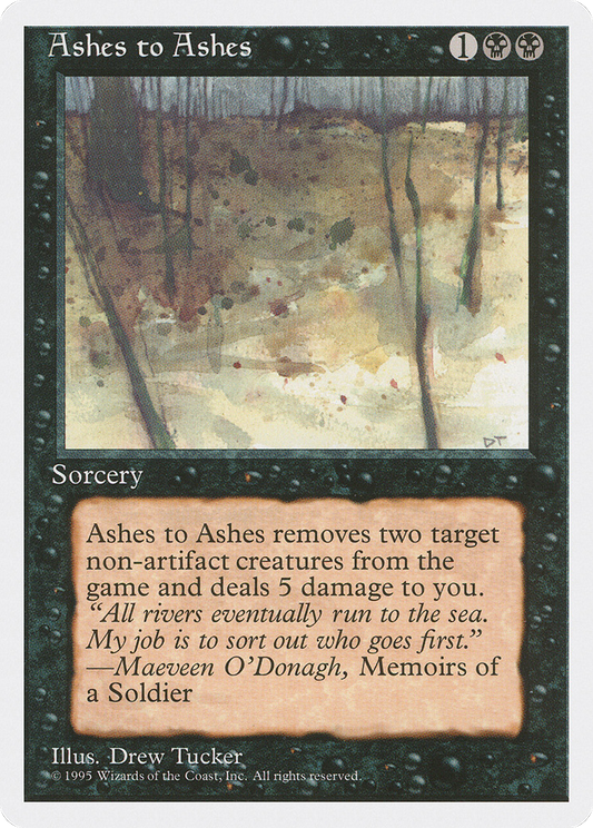 Ashes to Ashes (4ED) #119 [EN/N]
