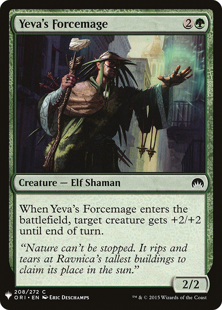 Yeva's Forcemage (PLST) #ORI-208 [EN/N]