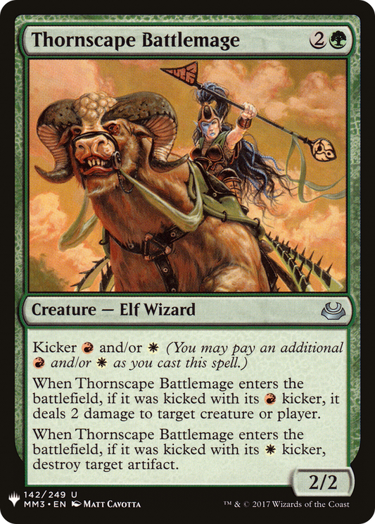 Thornscape Battlemage (PLST) #MM3-142 [EN/N]