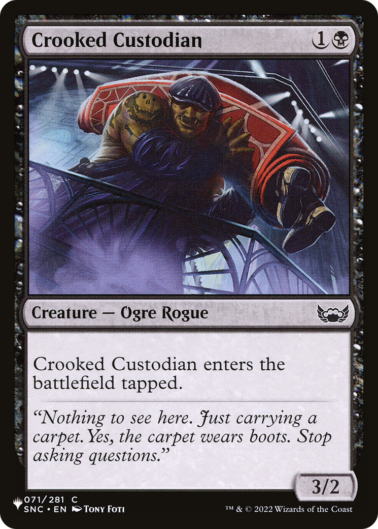 Crooked Custodian (PLST) #SNC-71 [EN/N]