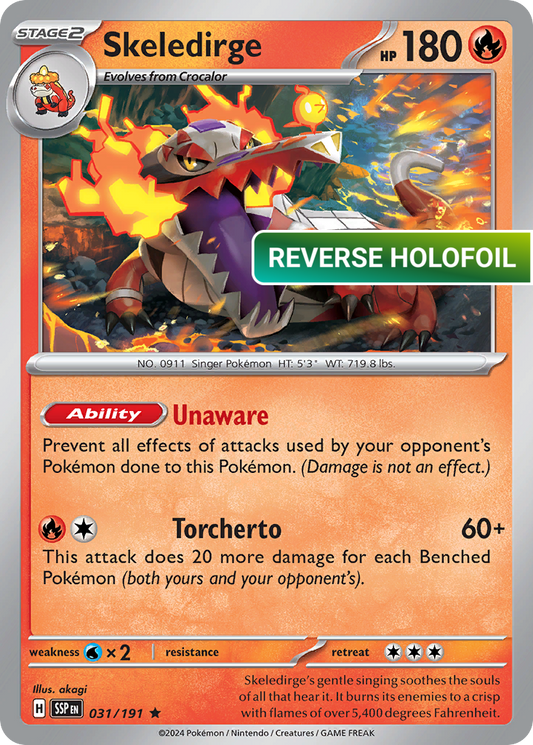 Skeledirge (SSP) #31 [EN/R] s/o