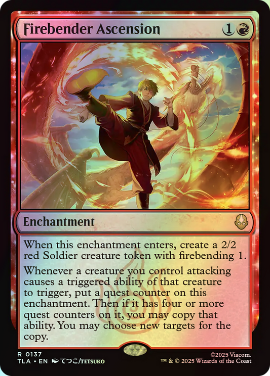 Firebender Ascension (TLA) #137 [EN/F] s/o