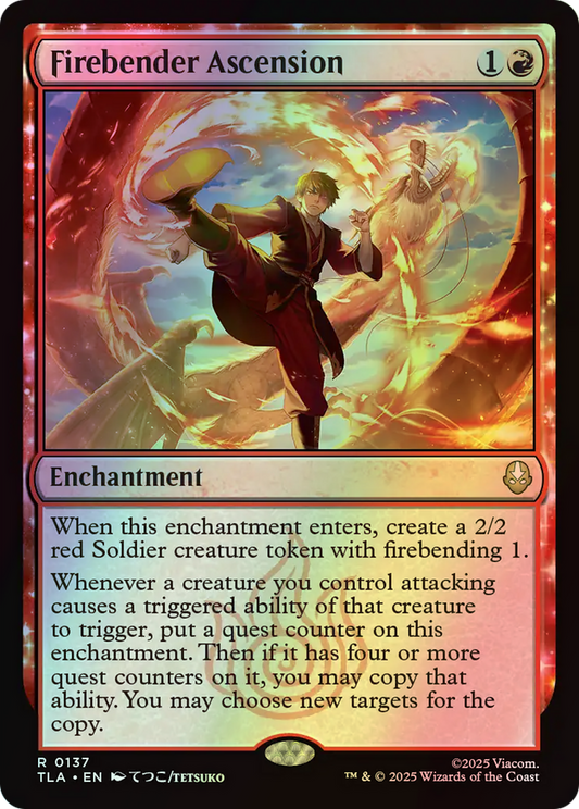 Firebender Ascension (TLA) #137 [EN/F] s/o