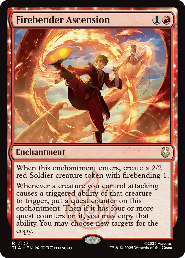Firebender Ascension (TLA) #137 [EN/N] s/o